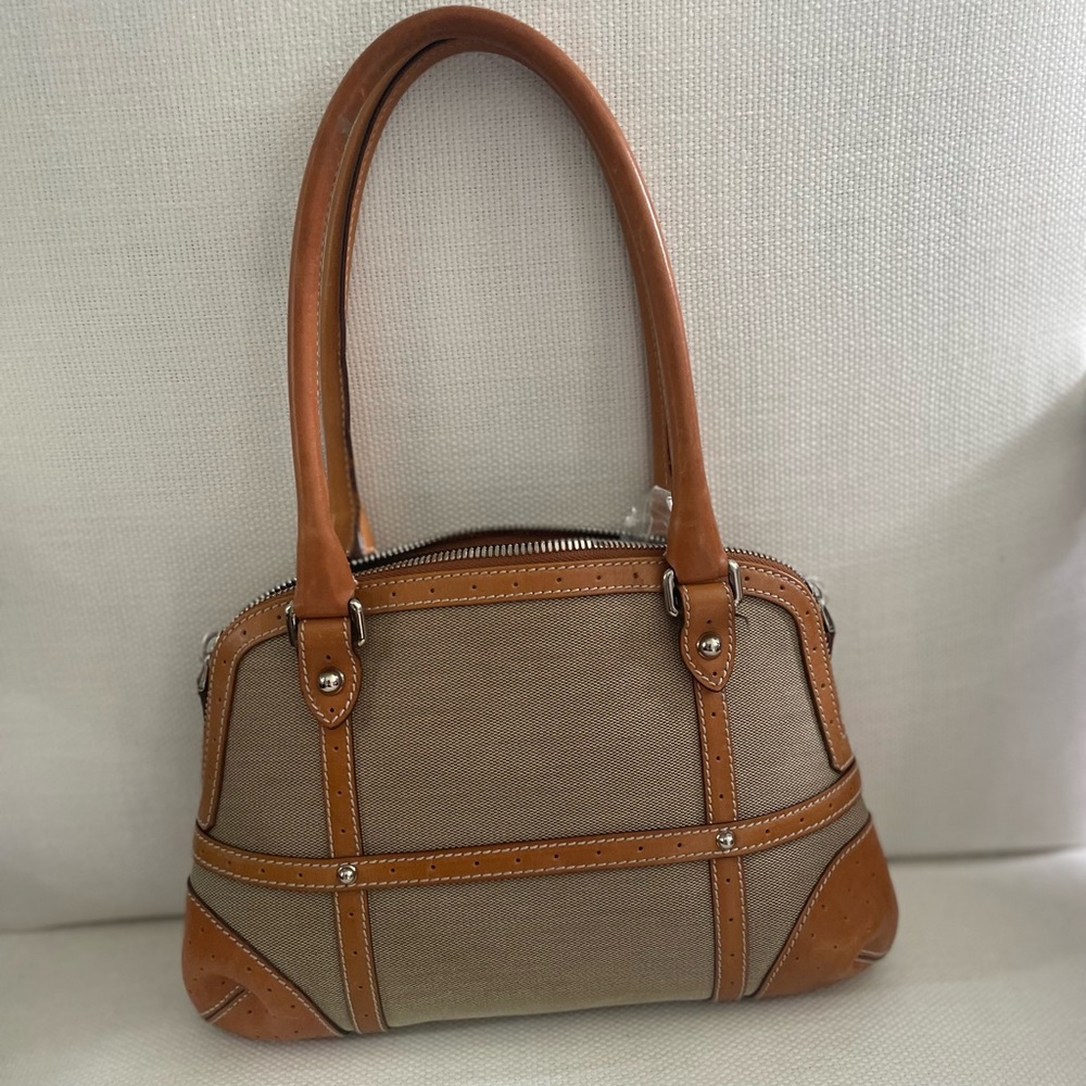 Gucci Beige and Light Blue Satchel - Picture 4 of 8